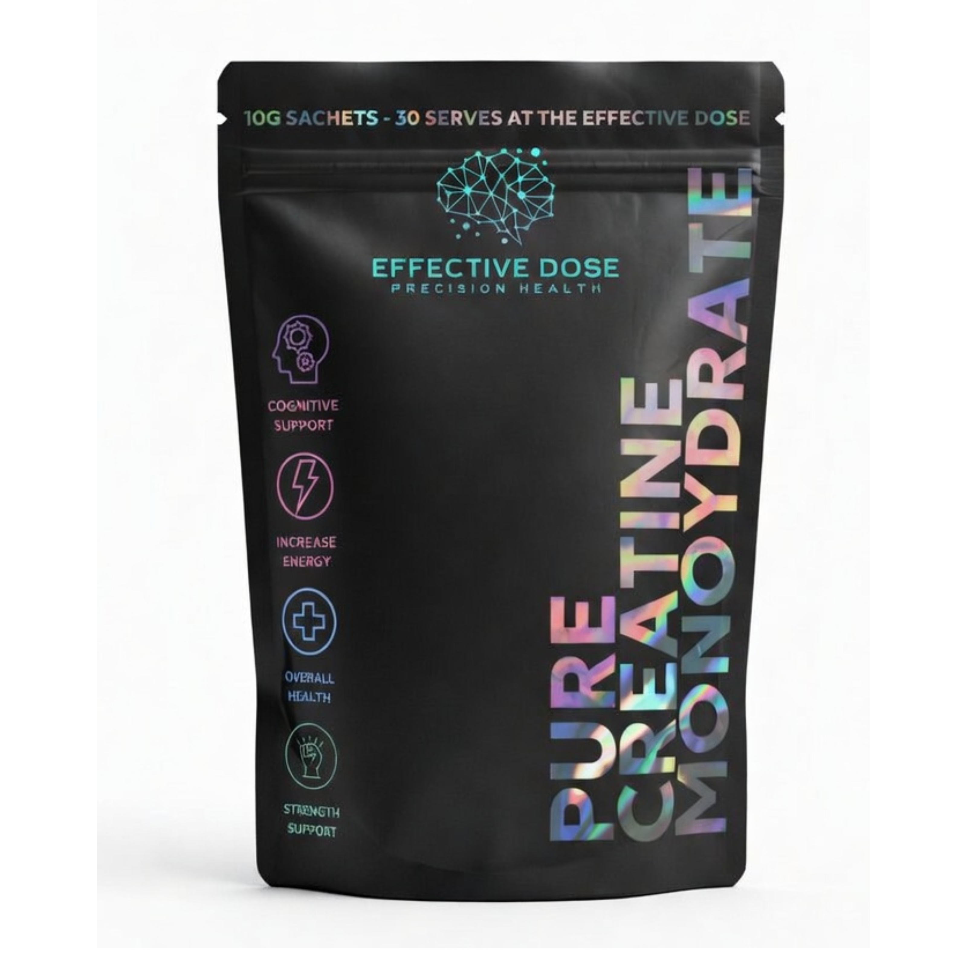 Pure Creatine Monohydrate - 10g Sachets - 30 Serves